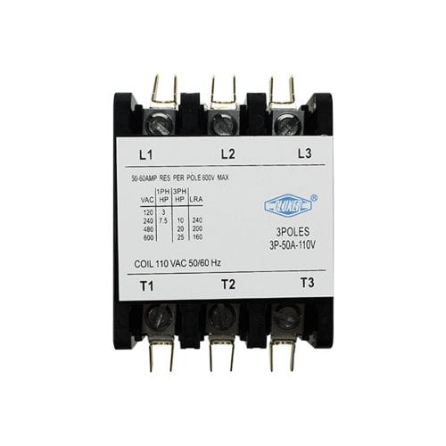 Contactor 3 Polos 50 Amperes Bobina 110VAC, 50/60Hz, Cluxer Modelo: CXC3P50A110 - Imagen 2