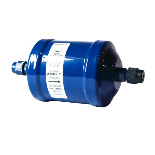 Filtro Deshidratador Roscable 1/4 y 1/4 para Aire Acondicionado, Unidireccional, 1/2-1 1/2 Ton. Marca Cluxer, Modelo: CX-FDR1/4-1.5T - Imagen 2