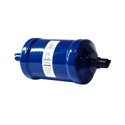 Filtro Deshidratador Soldable 3/8 y 3/8 para Aire Acondicionado, Unidireccional 3-5Ton. Marca CLUXER, Modelo: CX-FDS3/8-5T - Imagen 2