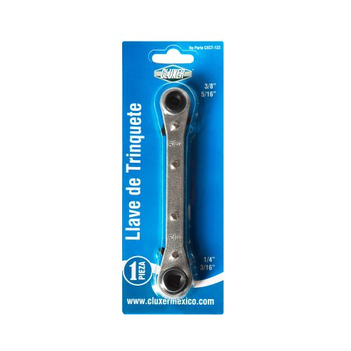 Llave de trinquete Multiusos 3/16", 1/4", 3/8", 5/16" Marca CLUXER Modelo CXCT-122 - Imagen 2