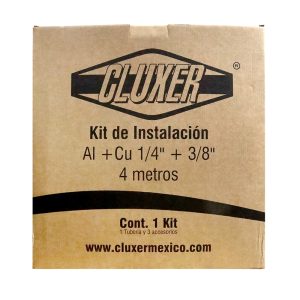 Eco Kit de Instalación para Minisplit de 1/4 y 3/8 con accesorios Marca: CLUXER Modelo: CXA12NC-B
